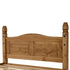 Corona 5FT Bed High Foot End - Distressed Waxed Pine
